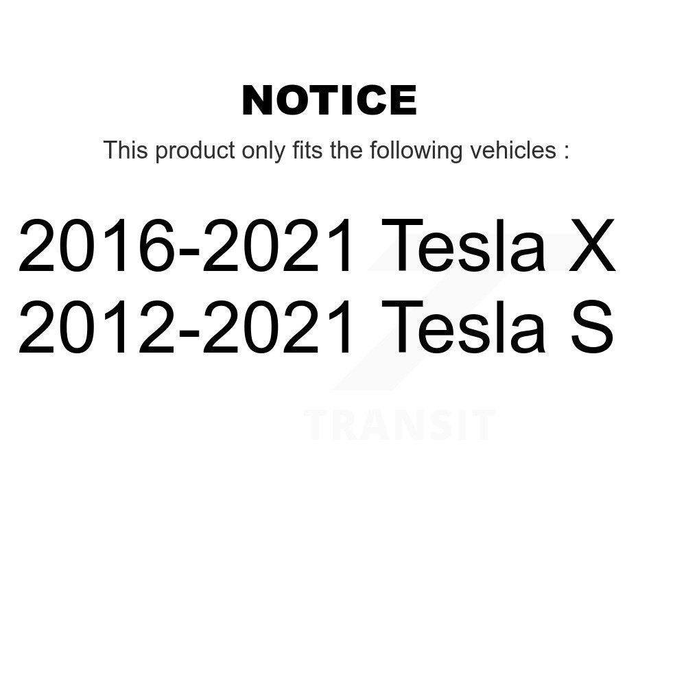 Wheel Bearing And Hub Assembly Front Pair For Tesla S X