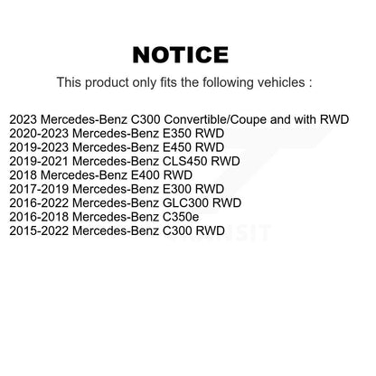 Wheel Bearing & Hub Assembly Front Pair For Mercedes-Benz GLC300 C300 E450 E400