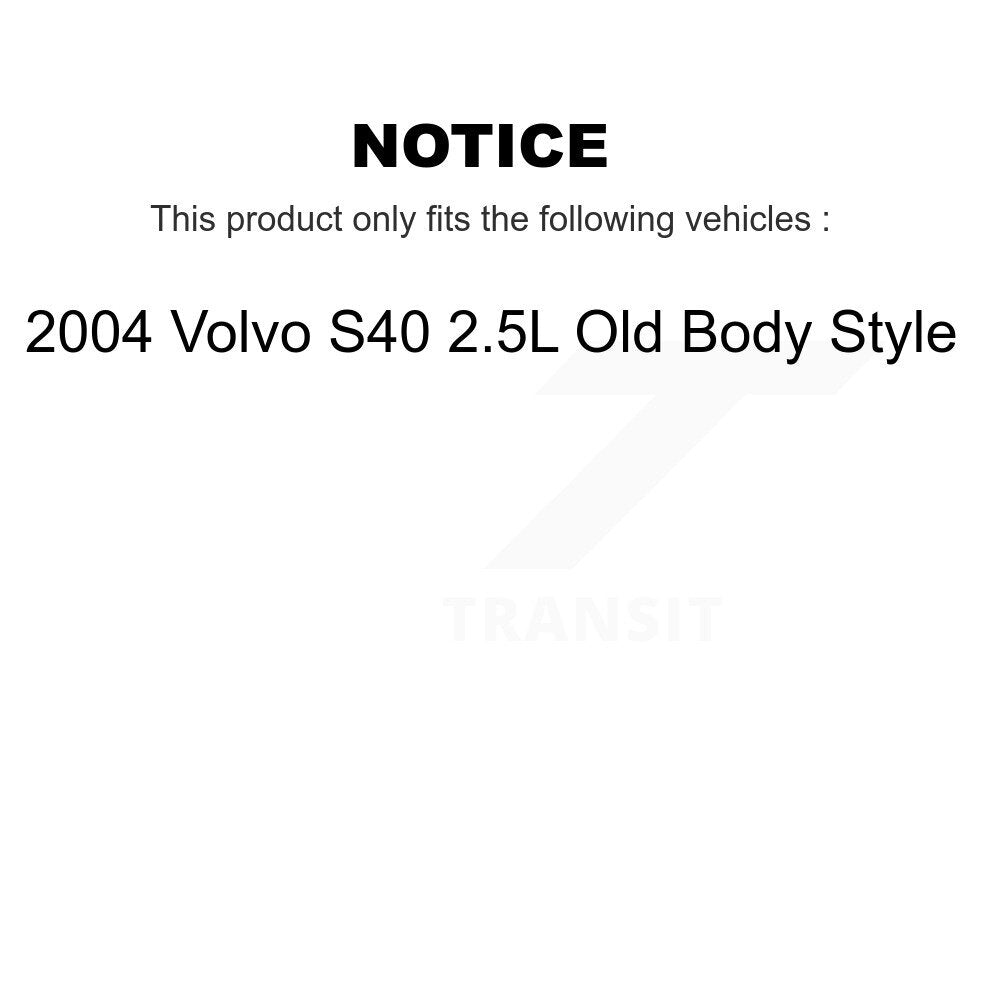 Wheel Bearing Hub Assembly Front Rear Kit For 2004 Volvo S40 2.5L Old Body Style
