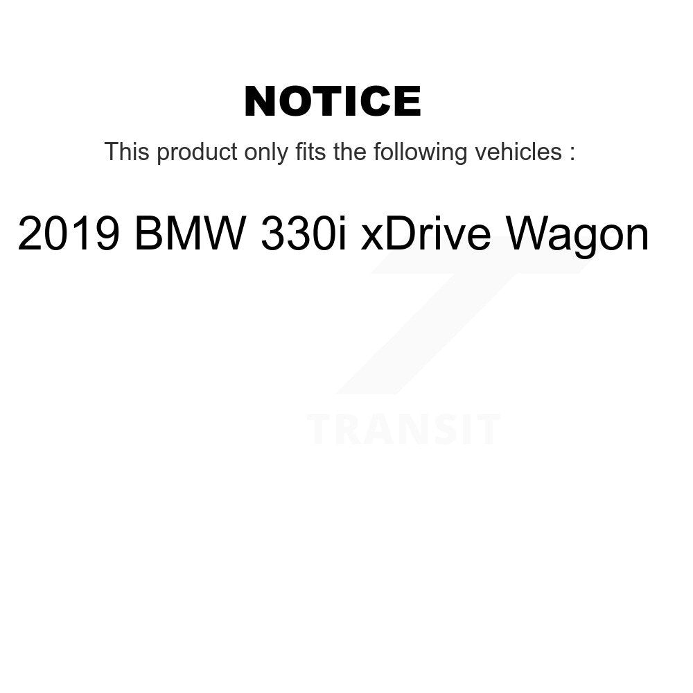 Wheel Bearing & Hub Assembly Front Rear Kit For 2019 BMW 330i xDrive Wagon