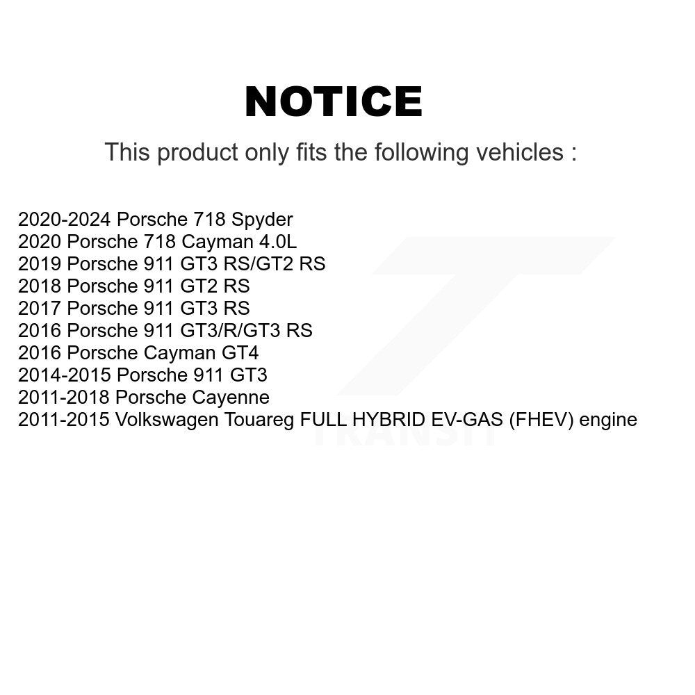 Wheel Bearing Assembly Front Pair For Porsche Cayenne Volkswagen Touareg 911 718