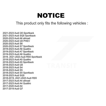 Wheel Bearing Assembly Front Pair For Audi Q5 A4 Quattro Q7 A5 Sportback SQ5 S5