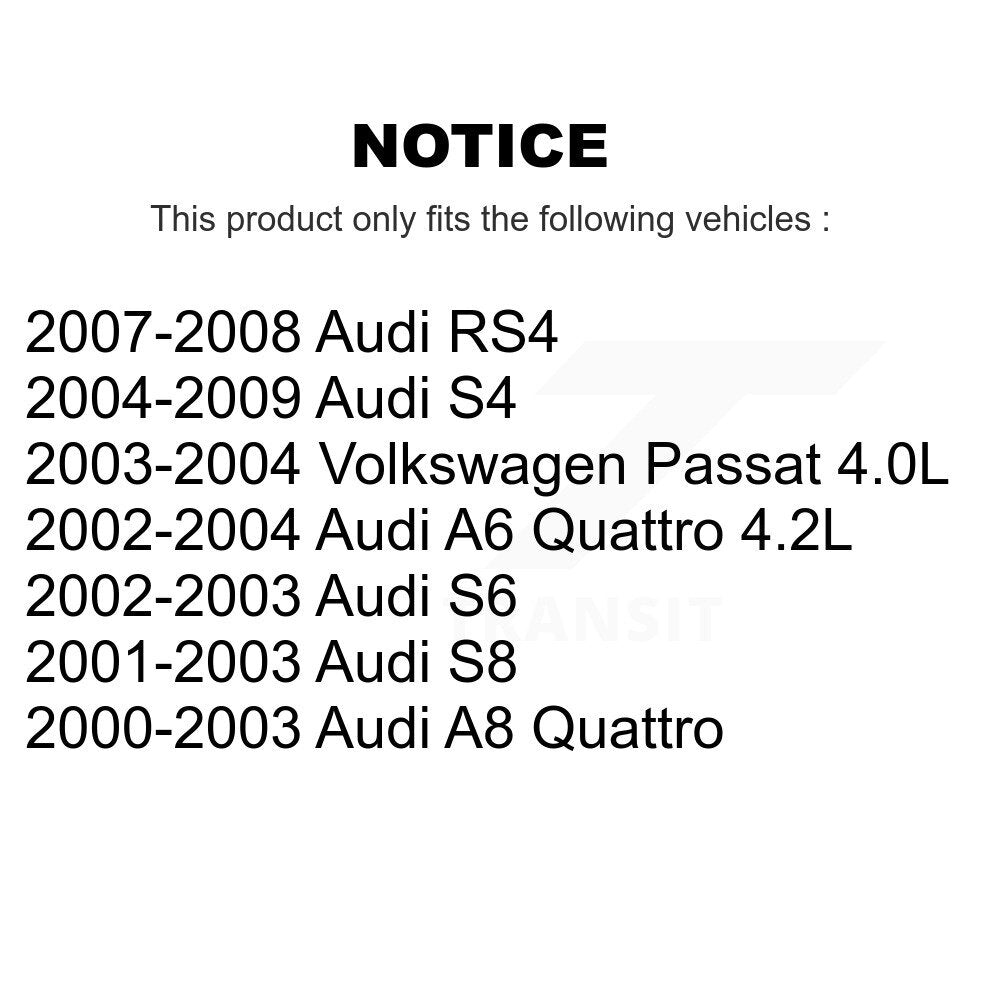 Wheel Bearing Assembly Front Rear Kit For Volkswagen Passat Audi S4 A6 Quattro