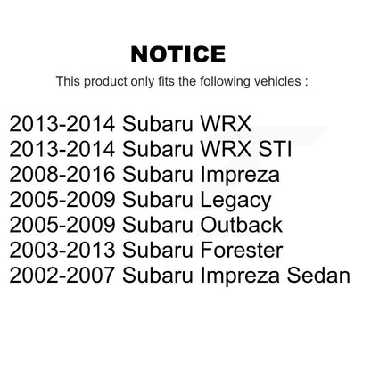 Suspension Link Front Pair For Subaru Impreza Forester Outback Legacy WRX STI
