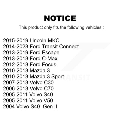 Link Front Pair For Ford Escape Mazda 3 Focus Transit Connect Volvo Lincoln MKC