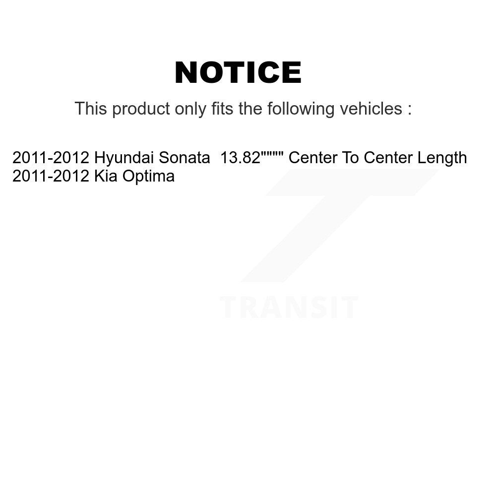 Suspension Link Front Kit For 2011-2012 Hyundai Sonata Kia Optima
