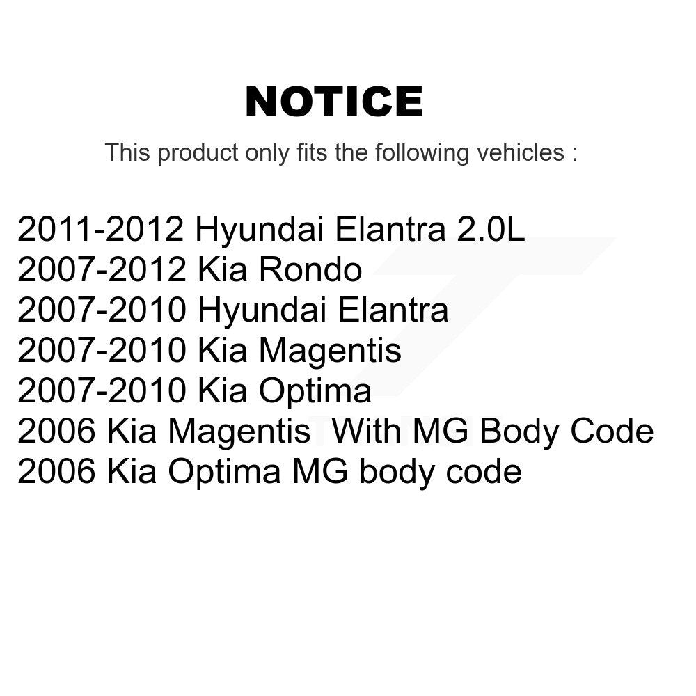 Suspension Link Rear Pair For Hyundai Elantra Kia Rondo Optima Magentis