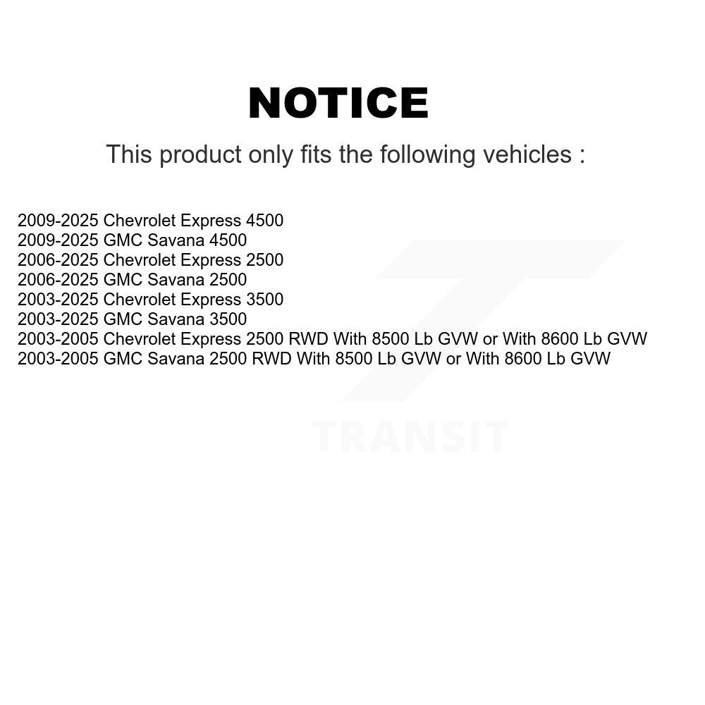Lower Suspension Ball Joints Pair Front For GMC Chevrolet Savana 2500