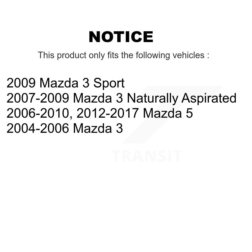 Suspension Control Arm Ball Joint Assemblies Front Lower Kit For Mazda 3 5 Sport