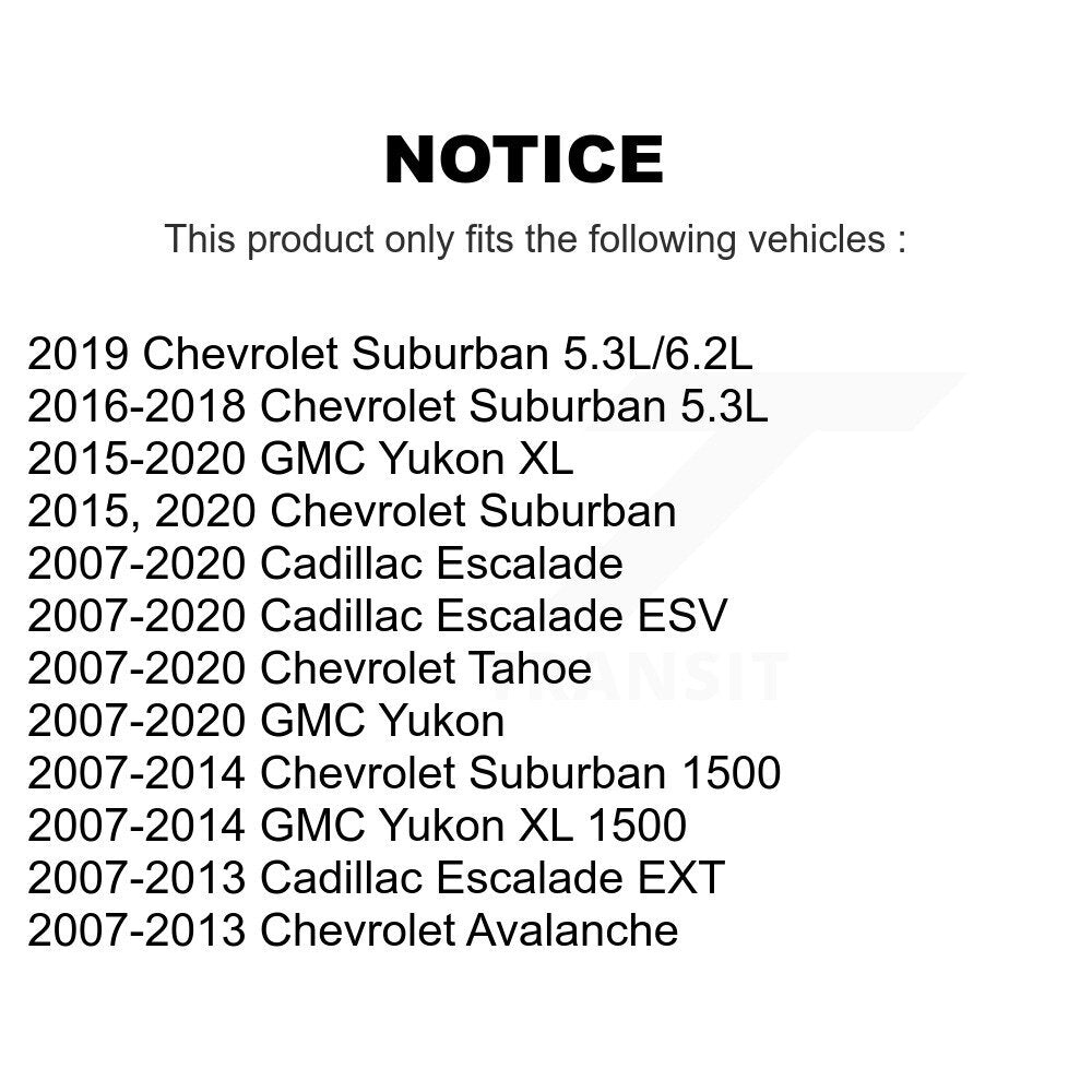 Link Front Rear Kit For Chevrolet GMC Tahoe Cadillac Yukon Avalanche Escalade XL