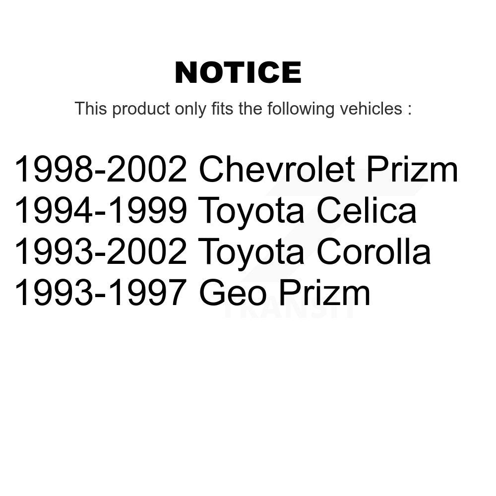 Suspension Link Front Rear Kit For Toyota Corolla Celica Prizm Chevrolet Geo