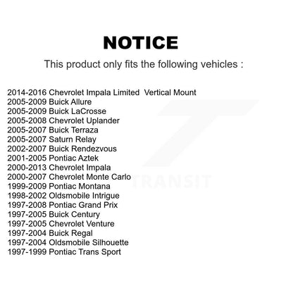 Forward Arm Bushing Front Lower Pair For Chevrolet Impala Pontiac Buick
