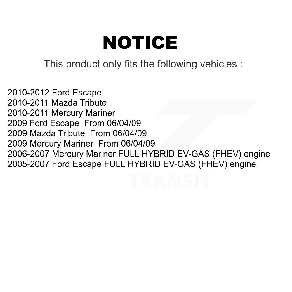 Ball Joint & Tie Rod End Front Kit For Ford Escape Mazda Tribute Mercury Mariner
