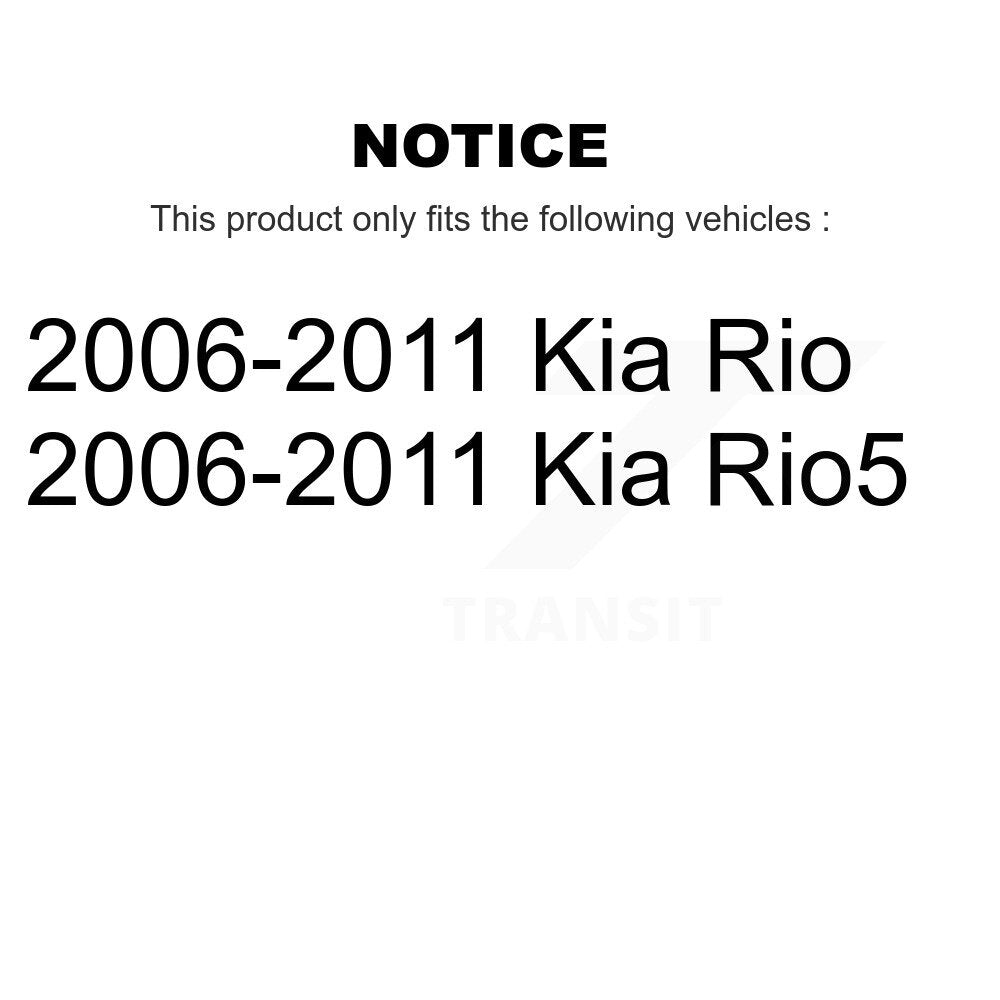 Suspension Control Arm And Tie Rod End Front Kit For 2006-2011 Kia Rio Rio5