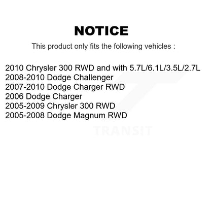 Control Arm And Tie Rod End Front Kit For Dodge Chrysler 300 Charger Challenger