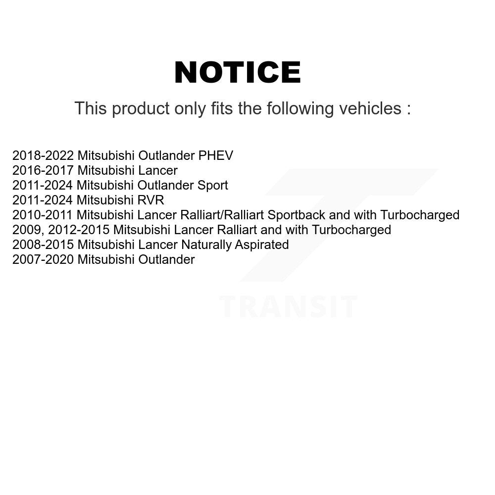 Control Arm Tie Rod End Front Kit For Mitsubishi RVR Outlander Lancer PHEV Sport