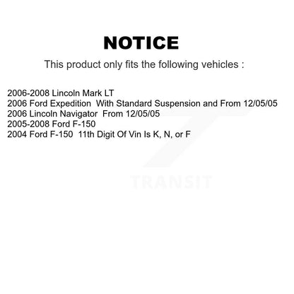 Control Arm Lower Ball Joint Front Kit For Ford F-150 Lincoln Mark LT Expedition