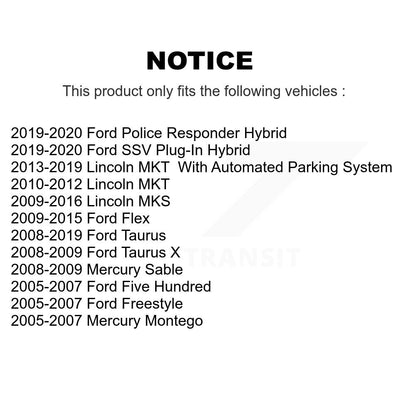 Tie Rod End Front Outer Pair For Ford Taurus Flex Lincoln Five Hundred MKS MKT X