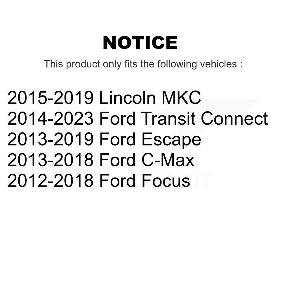 Tie Rod End Front Inner Pair For Ford Escape Focus Transit Connect Lincoln MKC