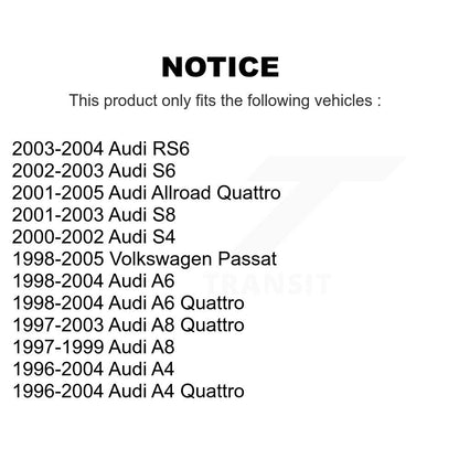 Tie Rod End Front Inner Pair For Audi Volkswagen Passat A4 Quattro A6 Allroad S4