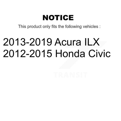 Outer & Inner Steering Tie Rod End Front Kit For Honda Civic Acura ILX