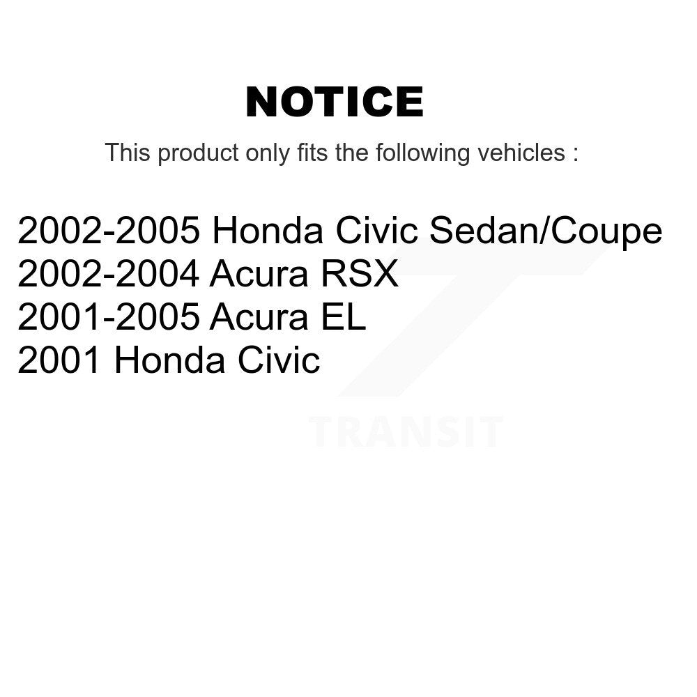 Lower Suspension Control Arm Front Kit For Honda Civic Acura EL RSX