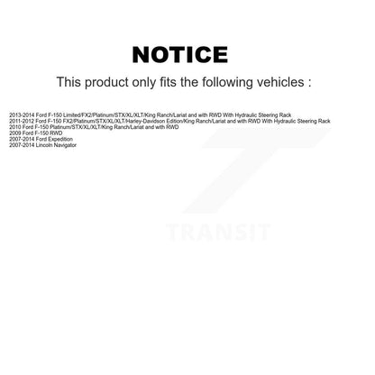 Suspension Control Arm And Ball Joint Tie Rod End Link Front Kit (8Pc) For Ford