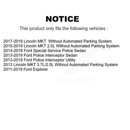 Tie Rod End Front Kit For Ford Explorer Police Interceptor Utility Sedan Lincoln