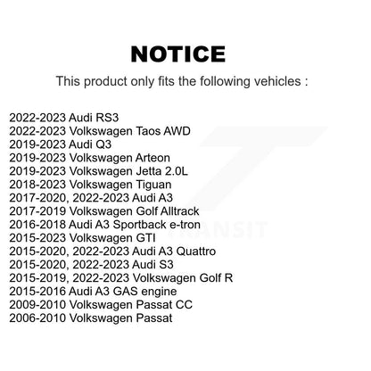 Tie Rod End Front Outer Kit For Volkswagen Tiguan Jetta Audi Q3 Taos GTI A3 Golf
