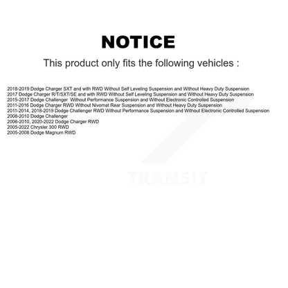 Suspension Strut Shock Mounting Front Pair For Dodge Chrysler 300 Charger Magnum