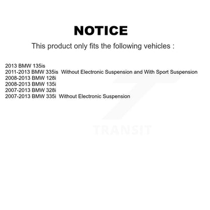 Suspension Strut Shock Mounting Front Rear Kit For BMW 328i 335i 128i 135i 335is