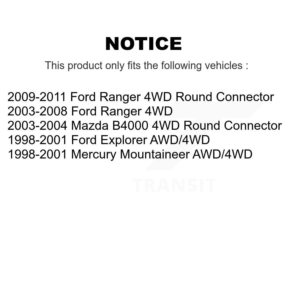 Wheel Bearing Tie Rod End Front Kit For Ford Ranger Explorer Mazda B4000 Mercury