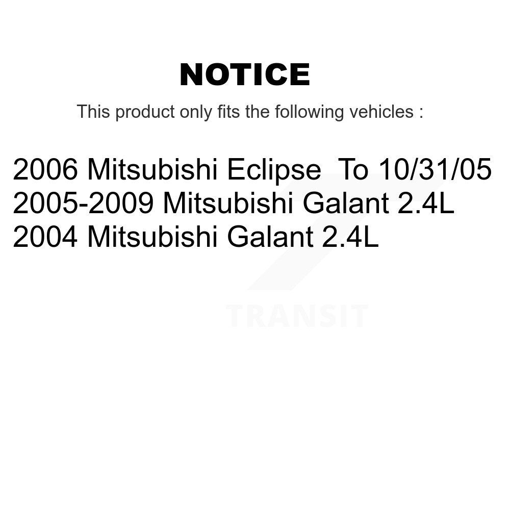 Hub Bearing Assembly And Link Front Kit For Mitsubishi Galant Eclipse