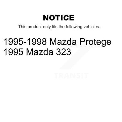 Wheel Bearing And Link Front Kit For Mazda Protege 323