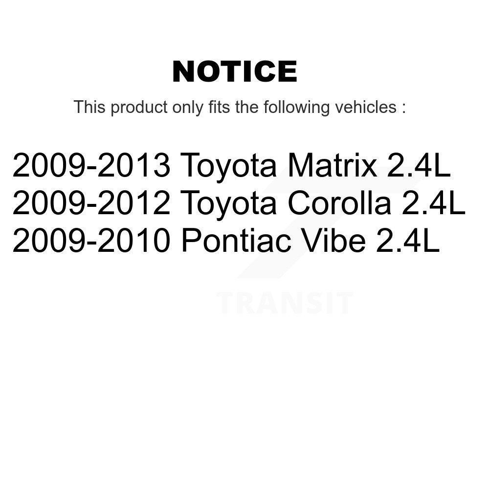 Wheel Bearing And Link Front Kit For Toyota Corolla Matrix Pontiac Vibe 2.4L