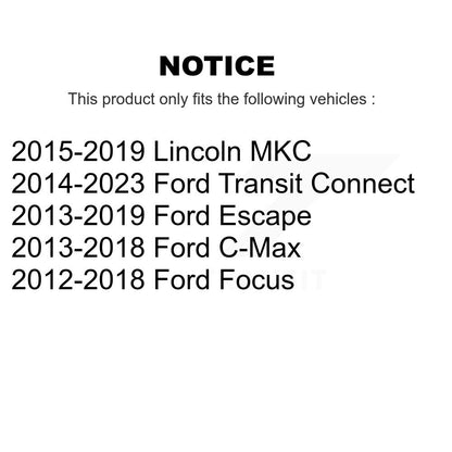 Wheel Bearing & Link Front Kit For Ford Escape Focus Transit Connect Lincoln MKC