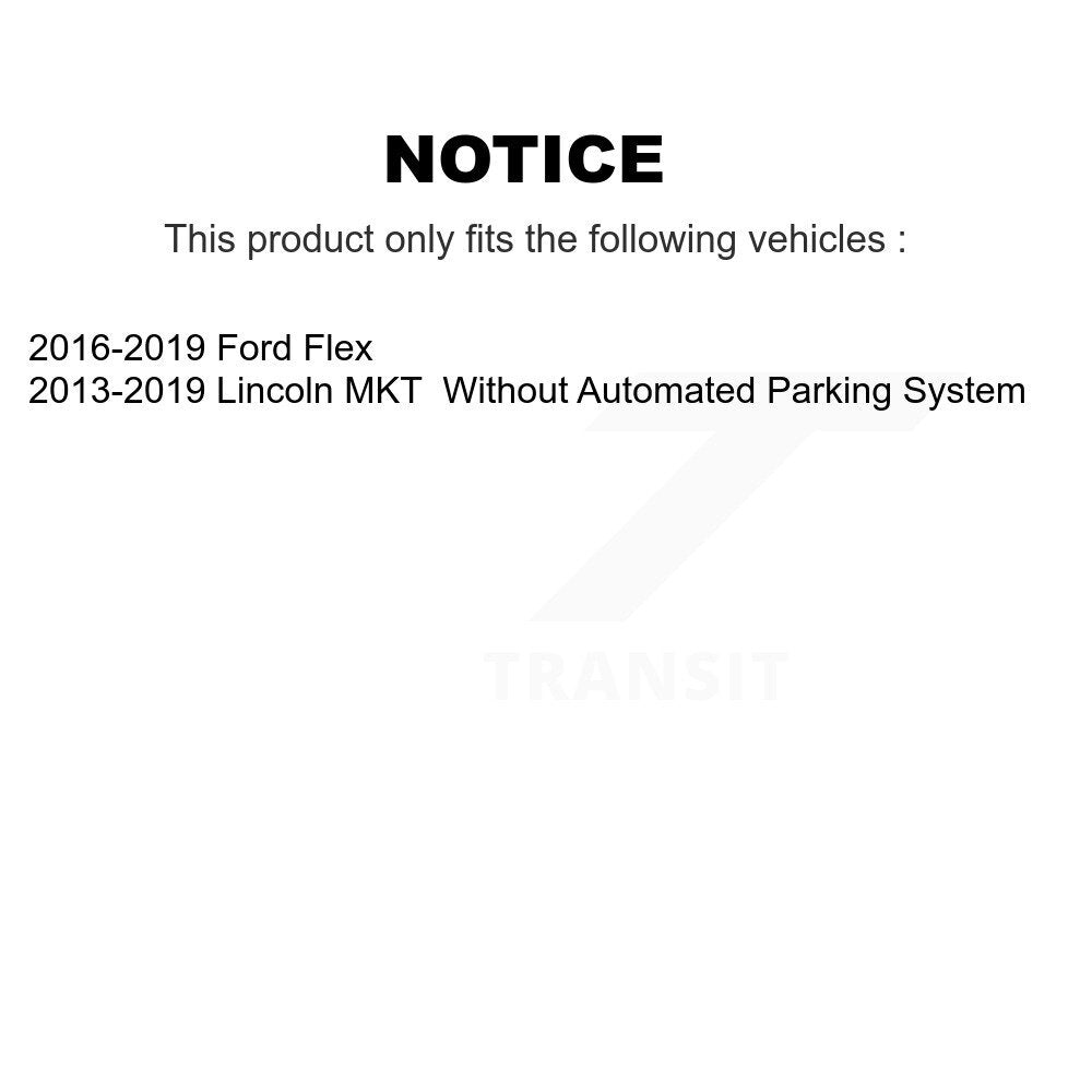 Wheel Bearing And Tie Rod End Front Kit For Ford Flex Lincoln MKT