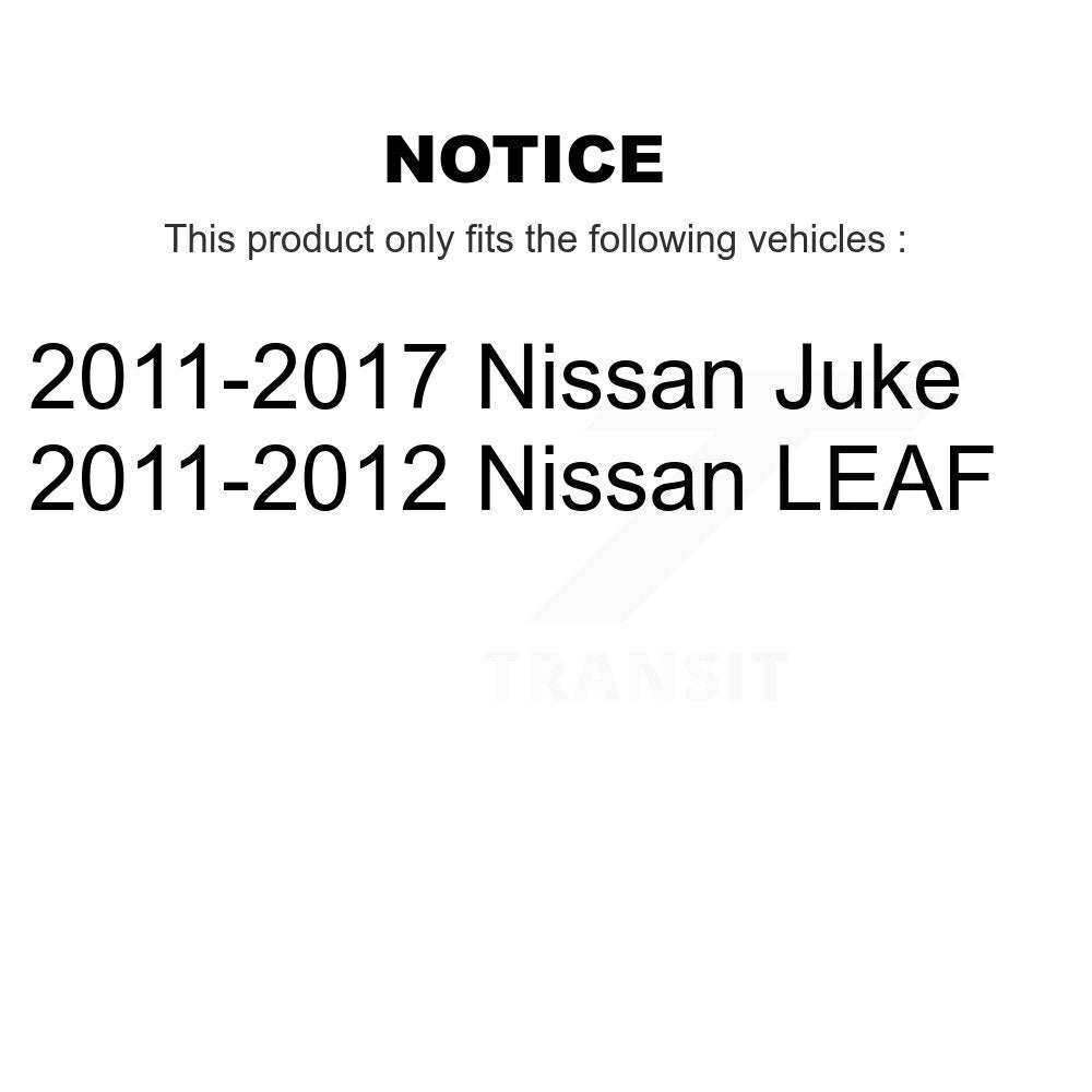 Wheel Bearing And Tie Rod End Front Kit For Nissan Juke LEAF
