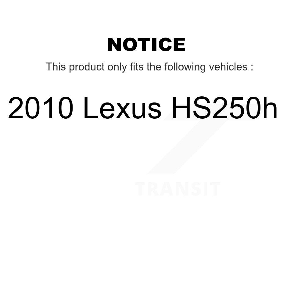 Wheel Bearing Lower Ball Joint And Sway Bar Link Front Kit For 2010 Lexus HS250h