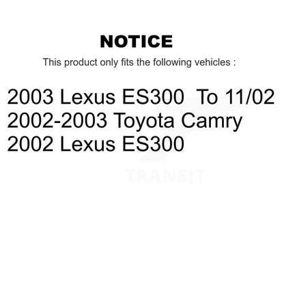 Wheel Bearing Lower Control Arm Link Front Left Kit For Toyota Camry Lexus ES300
