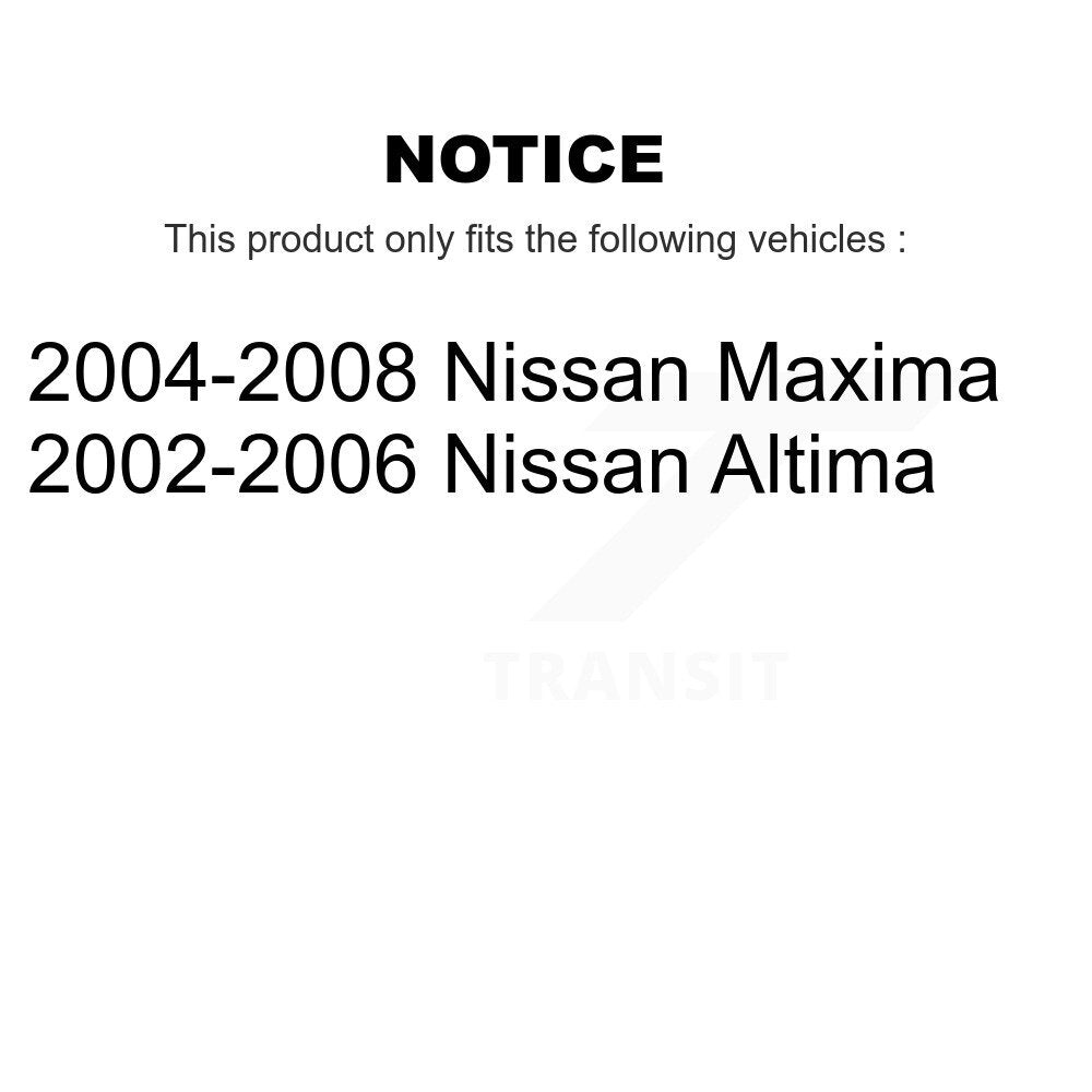 Bearing Lower Control Arm with BJ Link Front Right Kit For Nissan Altima Maxima