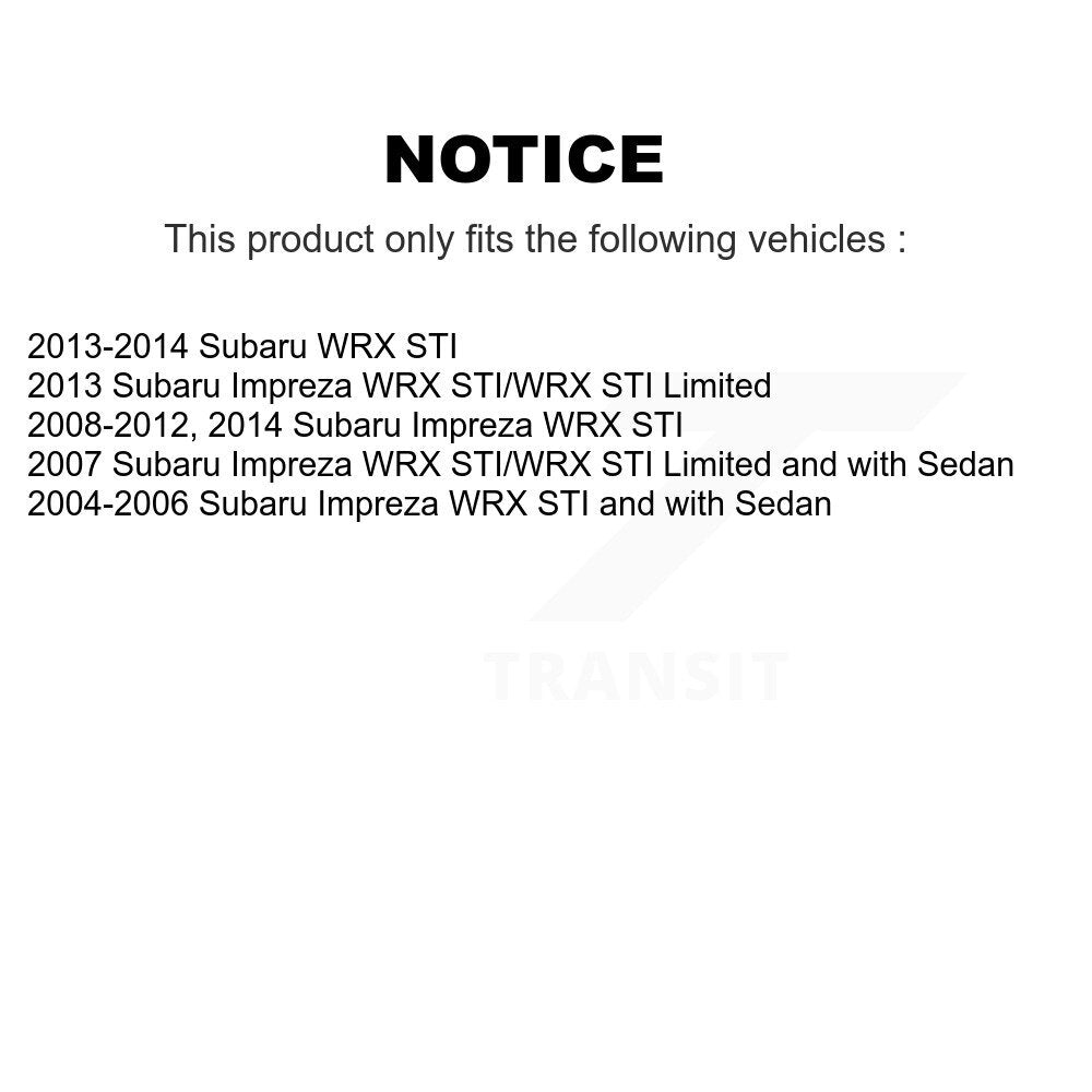 Hub Bearing Lower Ball Joint Sway Bar Link Front Kit For Subaru Impreza WRX STI