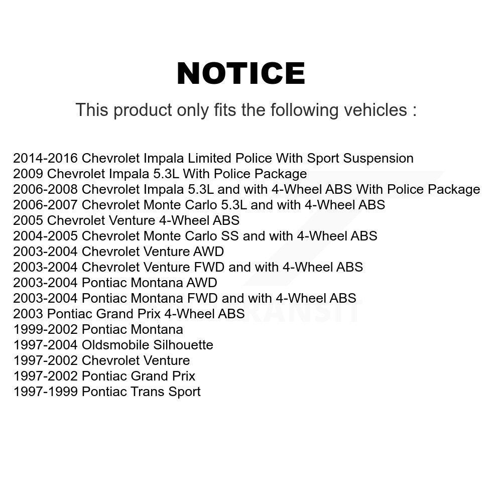 Bearing Lower Control Arm Outer Tie Rod Link Front Right Kit For Chevrolet Grand