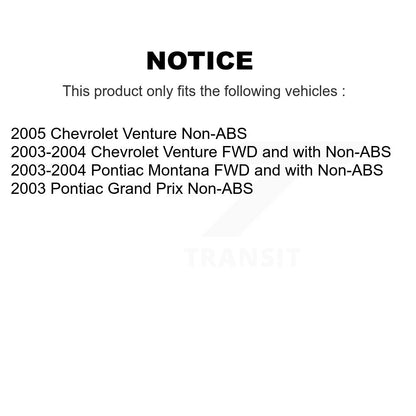 Bearing Lower Control Arm Outer Tie Rod Link Front Right Kit For Pontiac Montana