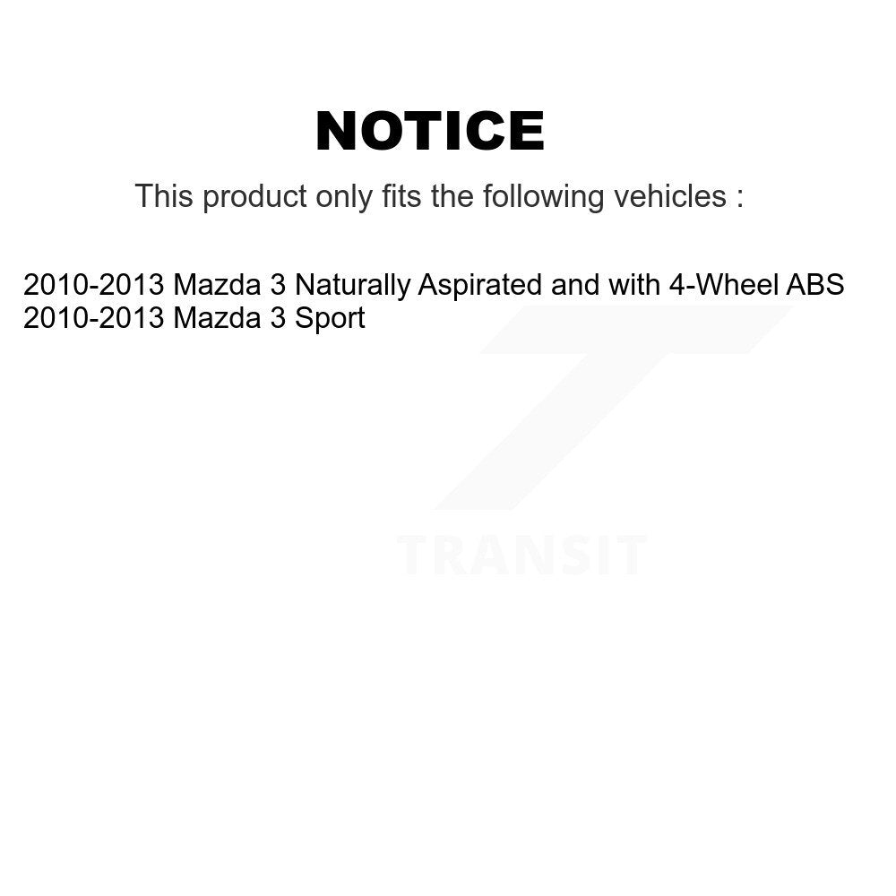 Bearing Lower Control Arm Ball Joint Link Front Kit For 2010-2013 Mazda 3 Sport