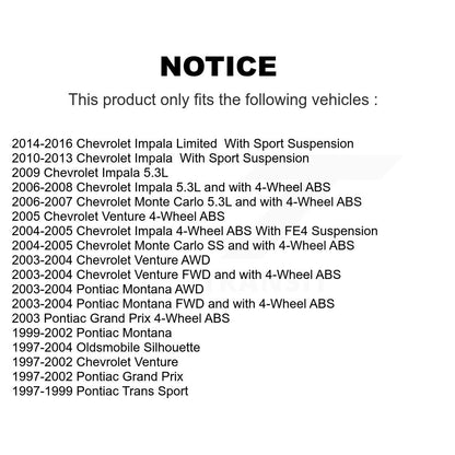 Bearing Lower Ball Joint Outer Tie Rod Link Front Kit For Chevrolet Impala Grand