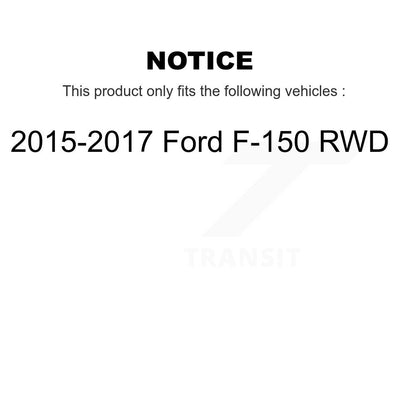 Wheel Bearing And Tie Rod End Front Kit For 2015-2017 Ford F-150 RWD