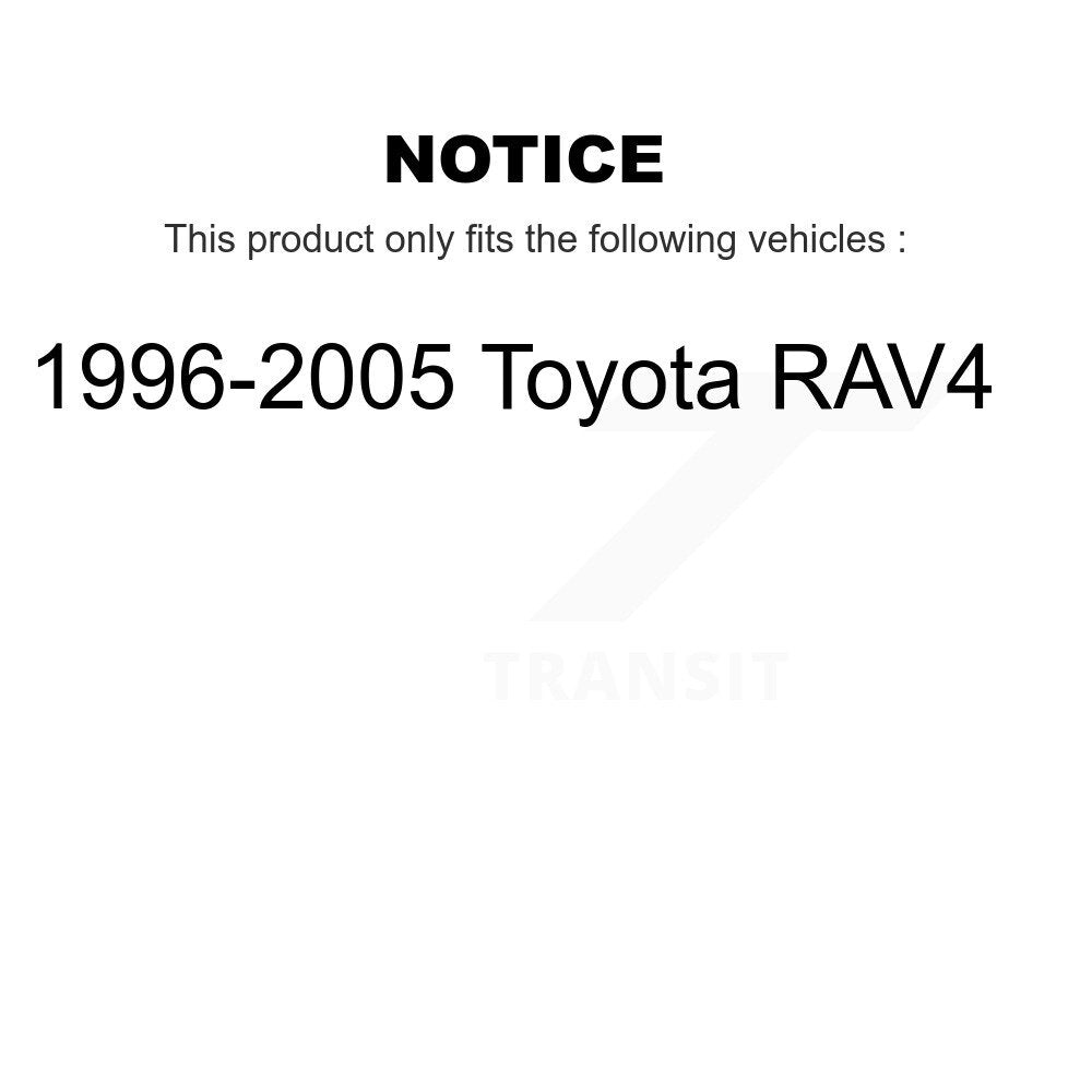 Suspension Shock Absorbers Rear Pair For 1996-2005 Toyota RAV4