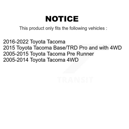 Suspension Shock Absorbers Rear Pair For Toyota Tacoma