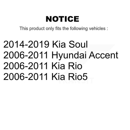 Suspension Shock Absorbers Rear Pair For Kia Hyundai Accent Soul Rio Rio5